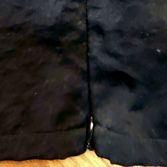 Luxury Brand StyleMint by Olsen's Black Silk drawstring Loungewear narrow ankle - Picture 3 of 5